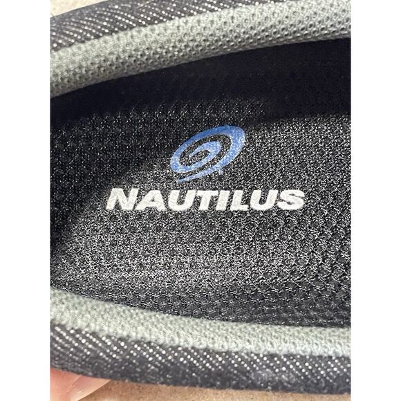 New Nautilus Work Shoes Women’s 9.5 Westside Steel Toe Slip Resistant Blk Canvas - Picture 10 of 12